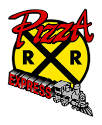 Riot RR Express logo featuring a crossed railroad sign and motorcycle