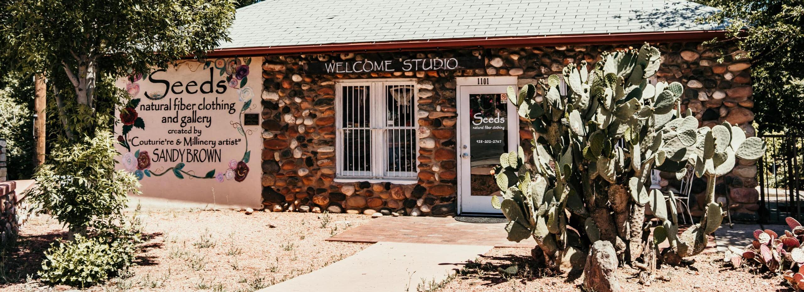 SEEDS Studio: Natural fiber boutique & gallery by couturier Sandy Brown