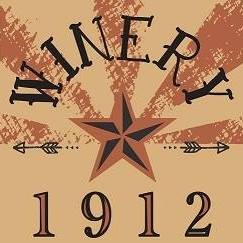 Vintage Winery logo from the year 1912 with Texas star design